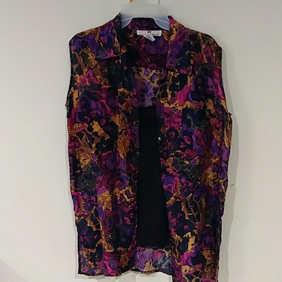 Stunt Collections Womens. Size M 100% Silk - Picture 1 of 3